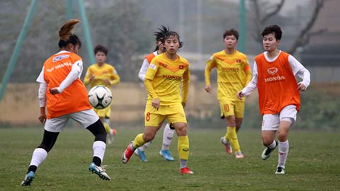 ĐT nữ Việt Nam tập huấn ở UAE trước khi dự vòng loại Asian Cup 2022